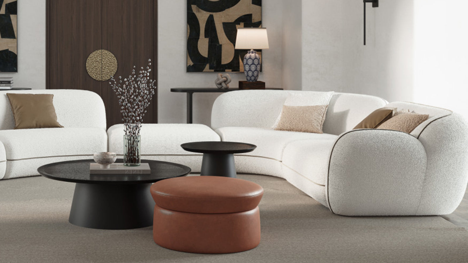 Taburet Granata – Confort și stil pentru living