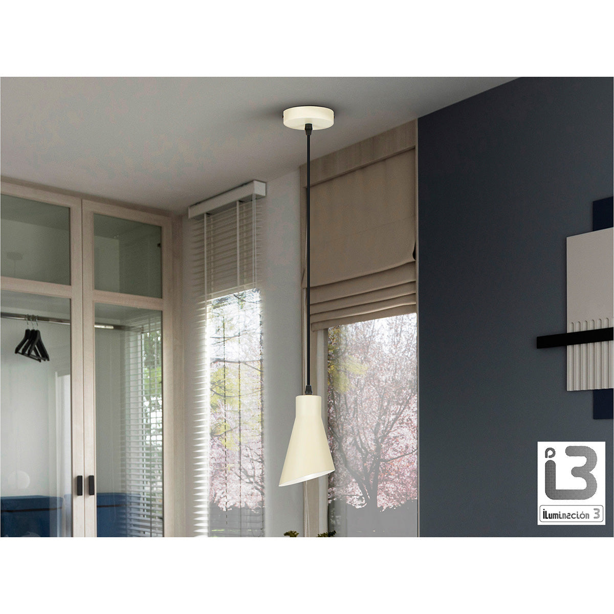 I3 - AFRA - LAMPĂ 1L - CREMĂ