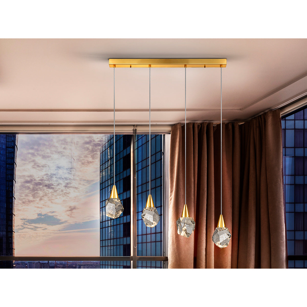 LAMPĂ ACVARIU 4L, AUR MAT