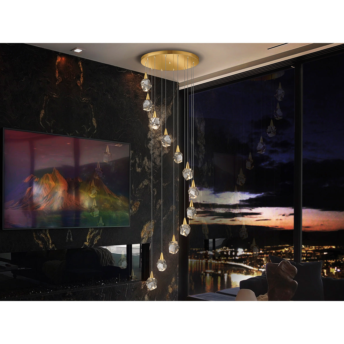 LAMPĂ ACVARIU 12L, AUR MAT