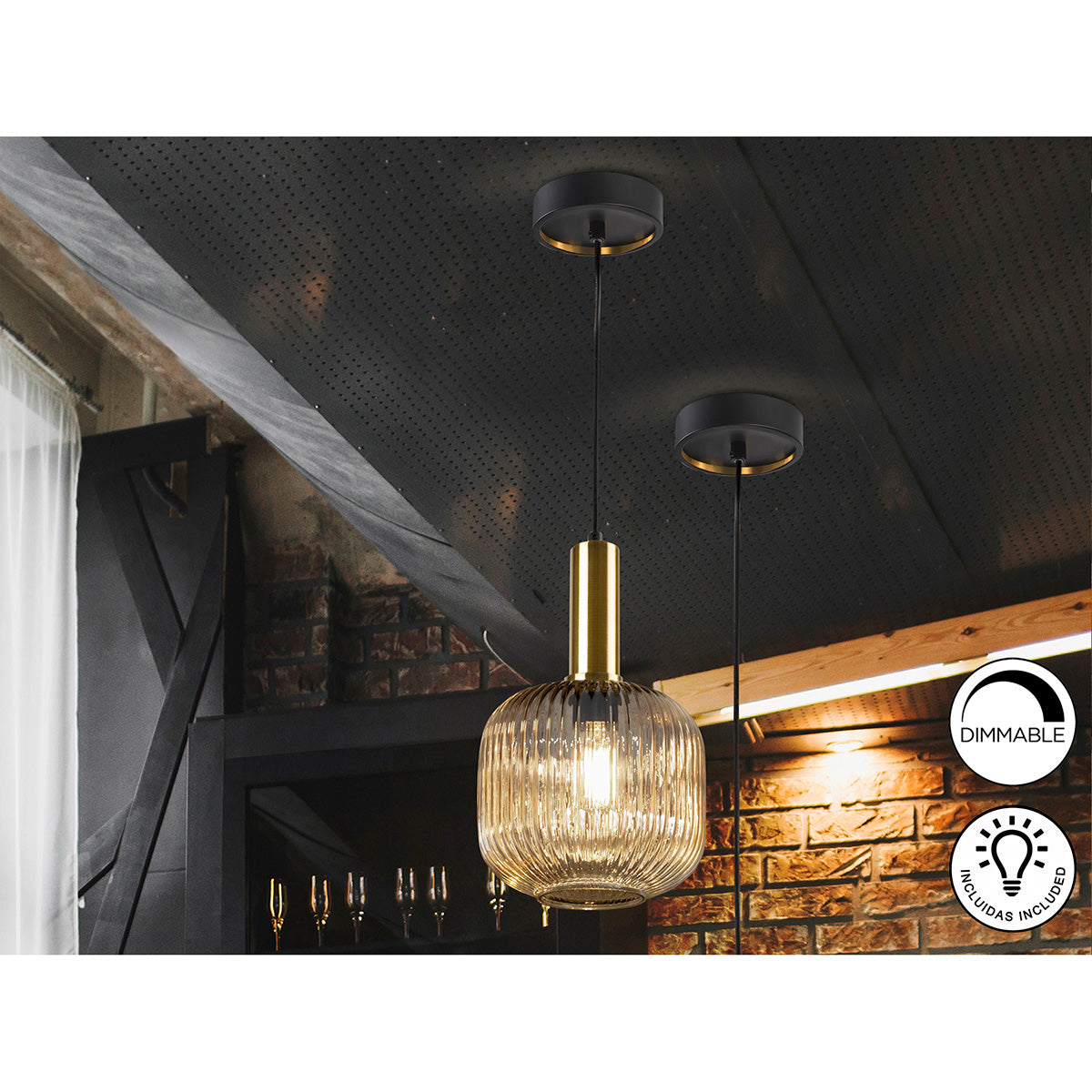 Lampă Norma 1L Chihlimbar