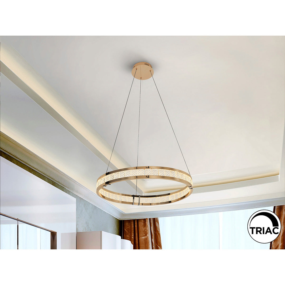 LORIAN - LAMPĂ 1 INEL, AURIT LUCIOS