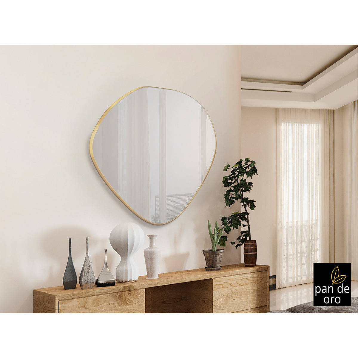 MIMO - OGLINDA 80x80 AUR