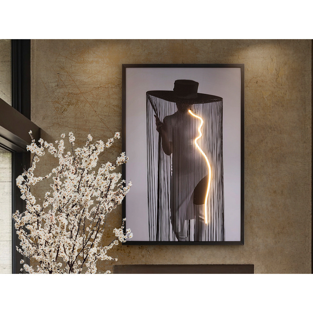 DIVA - ARTĂ LUMINĂ LED 80x120