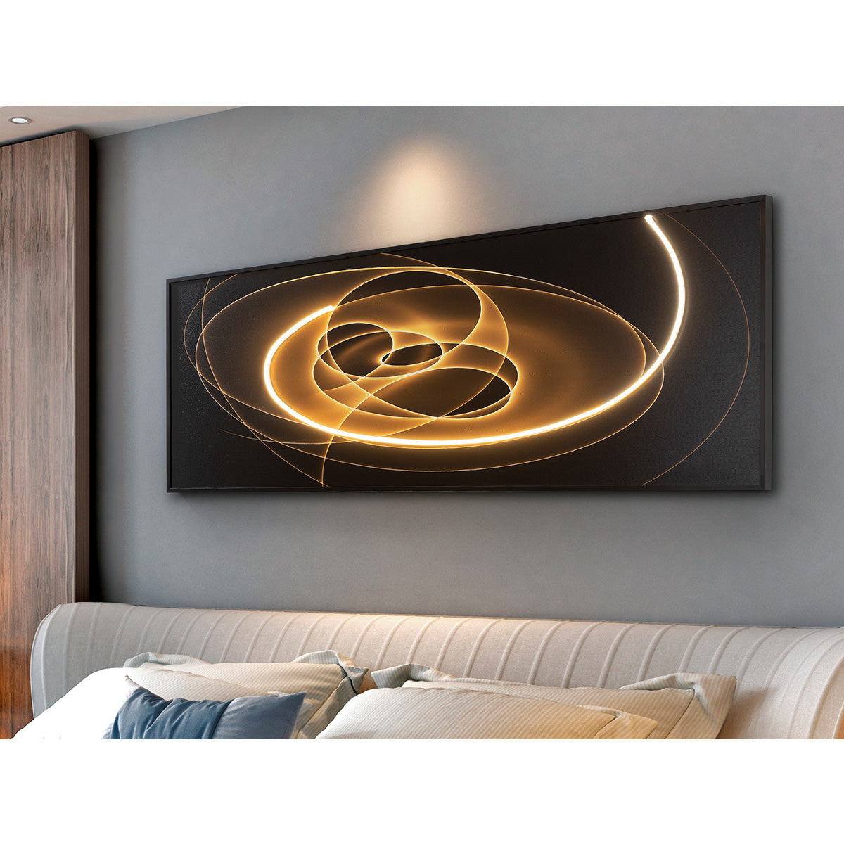 TRAZADOS - ARTĂ LUMINĂ LED 50x150