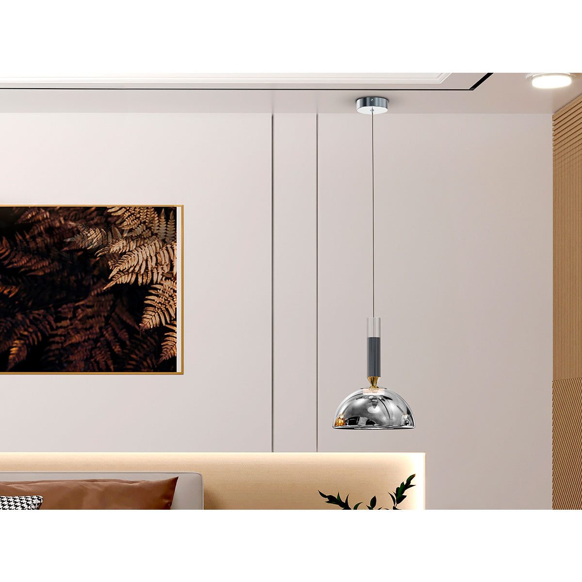 CHARLIZE - LAMPĂ 1L ARGINTIE