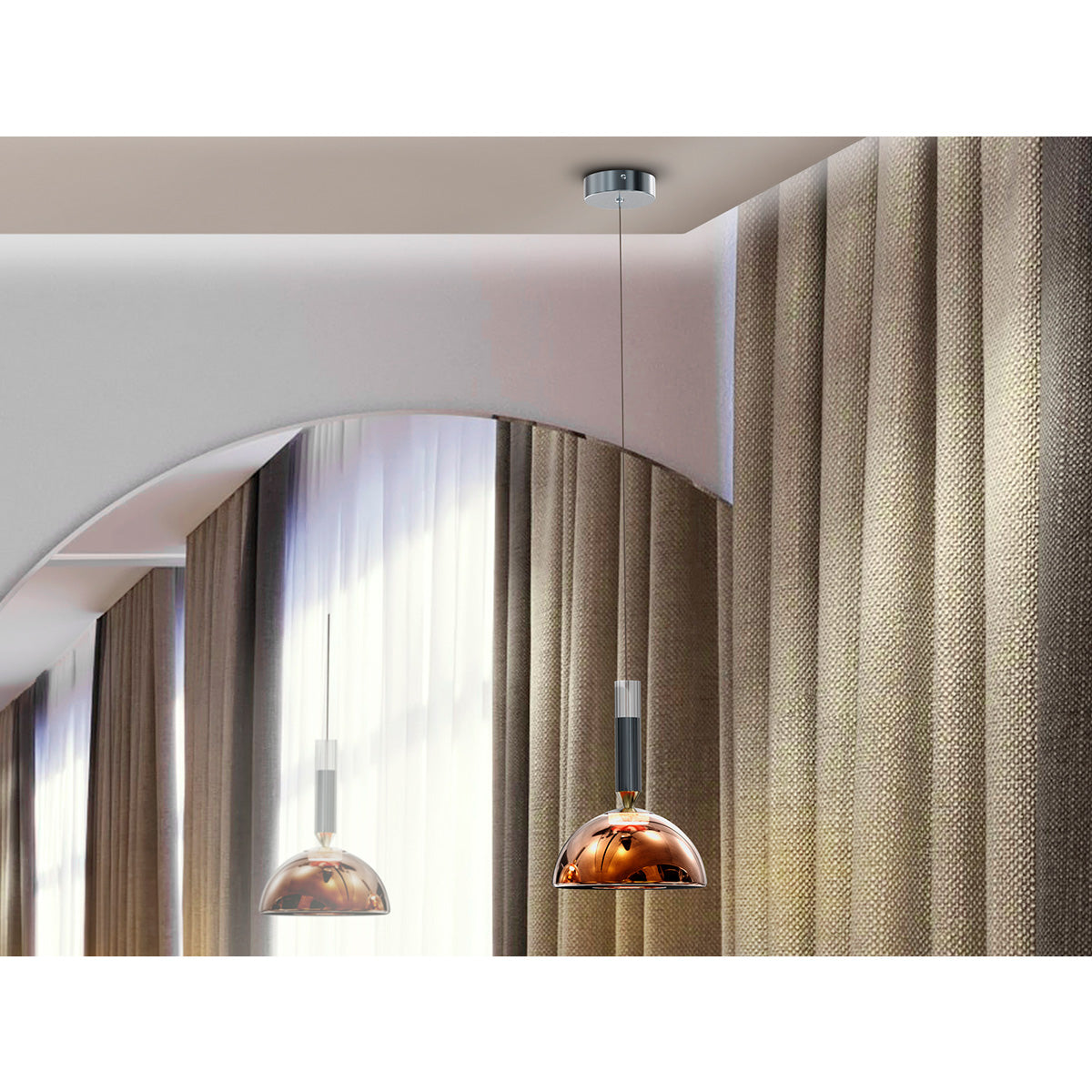 CHARLIZE - LAMPĂ 1L BRONZ