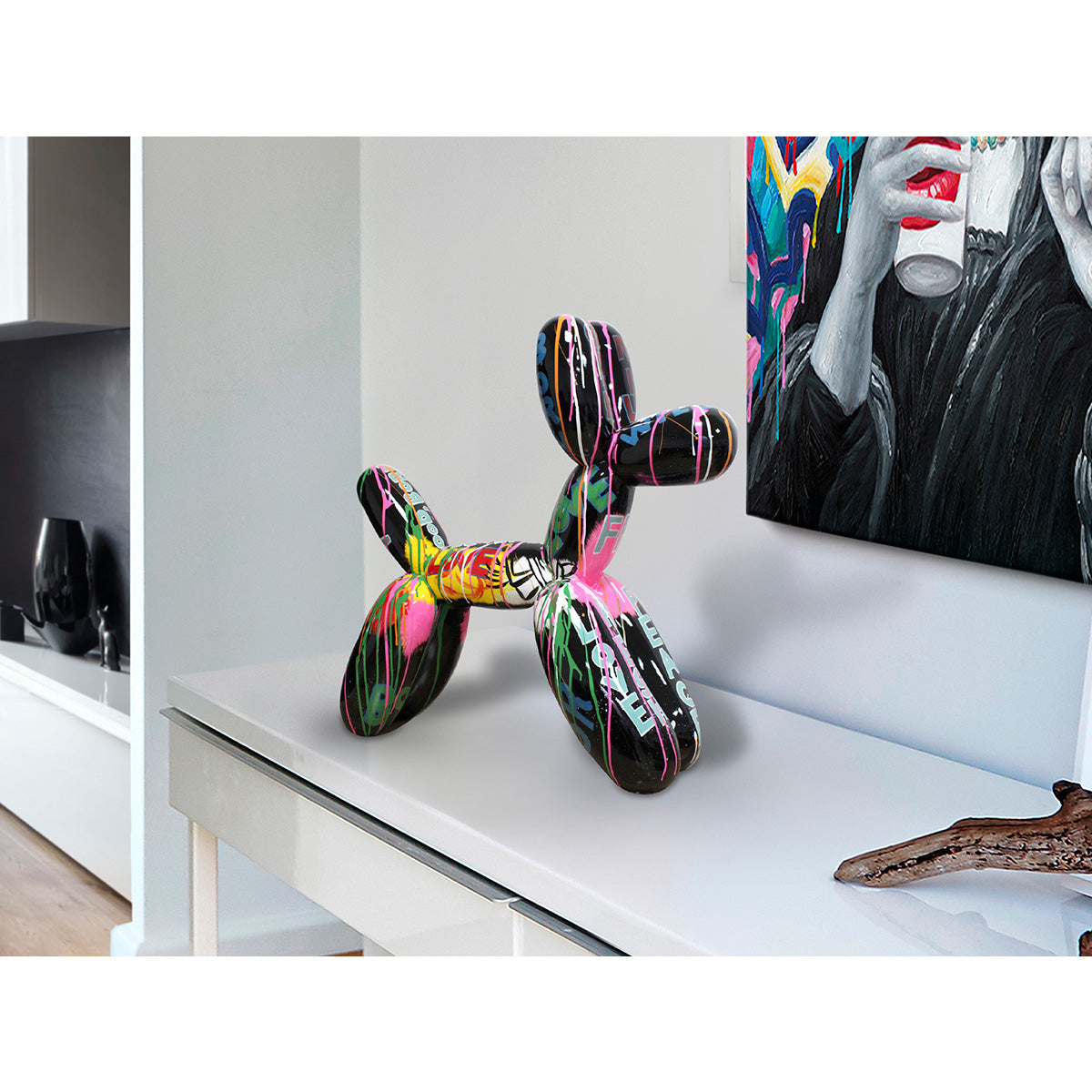 BALLOON DOG - FIGURA. GRAFITTI DECO