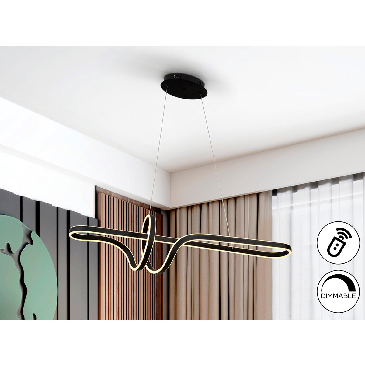 SIMPHONY - LAMPĂ NEAGRĂ