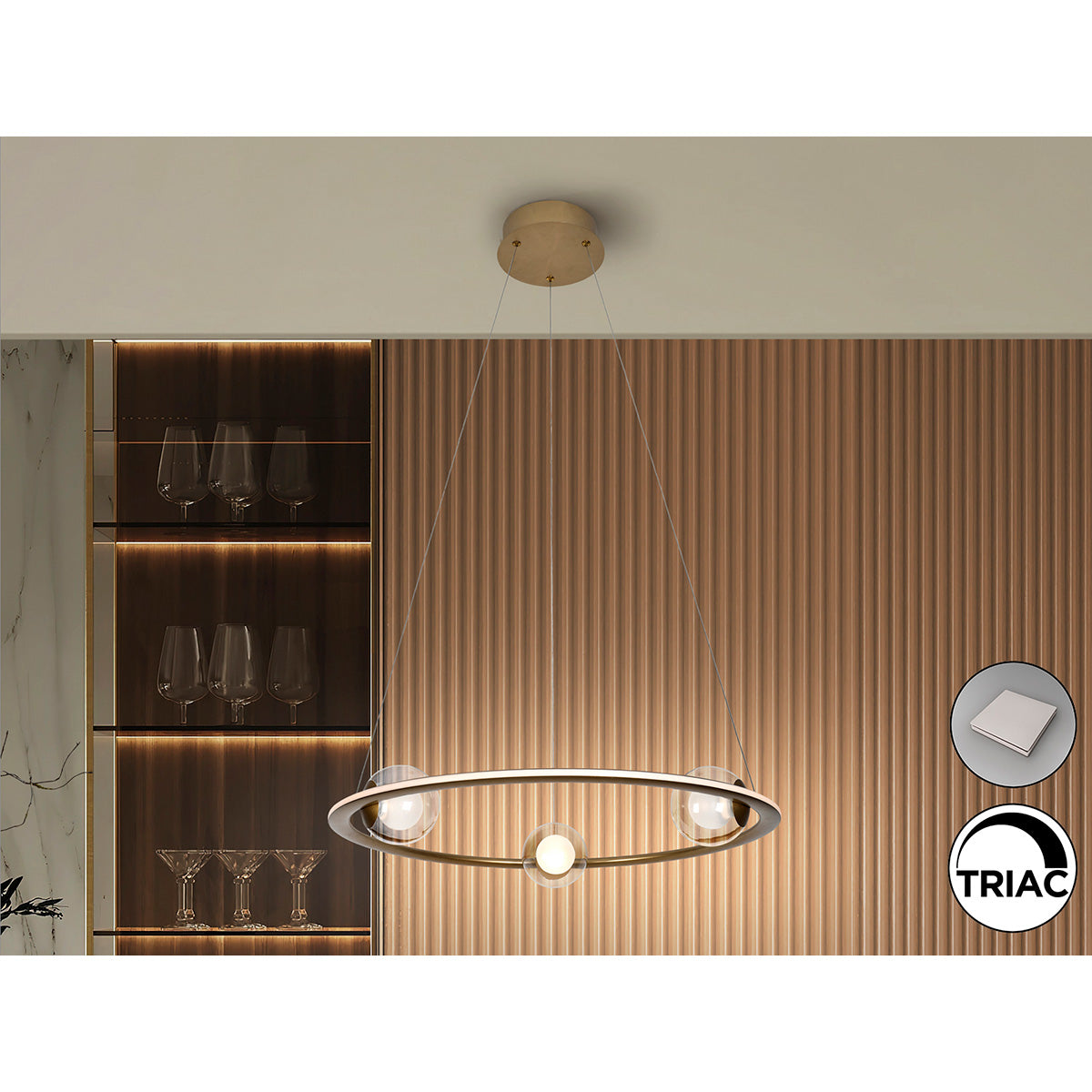 TIRSA - LAMPĂ BRONZ D60