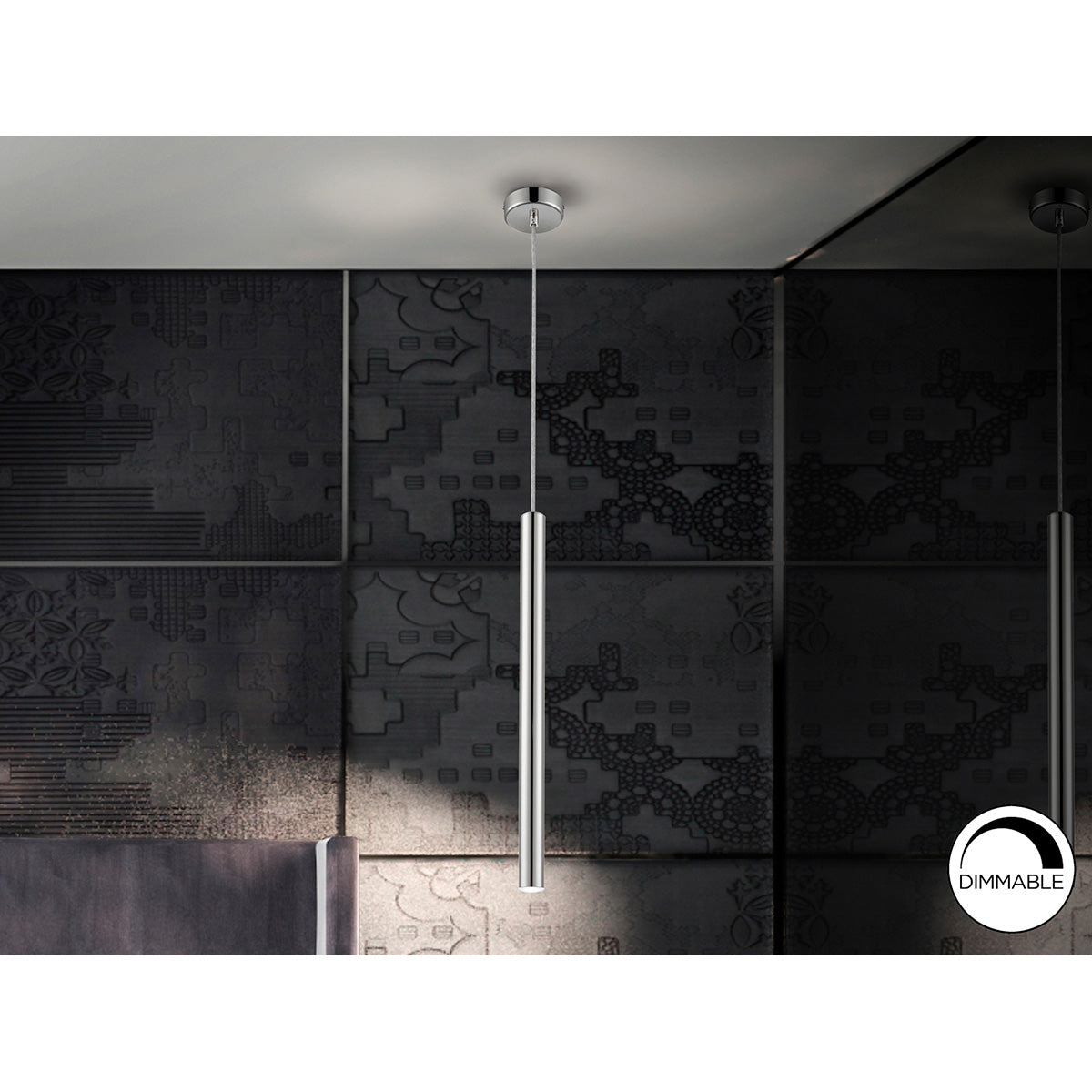 Lampă Varas, 1L, crom