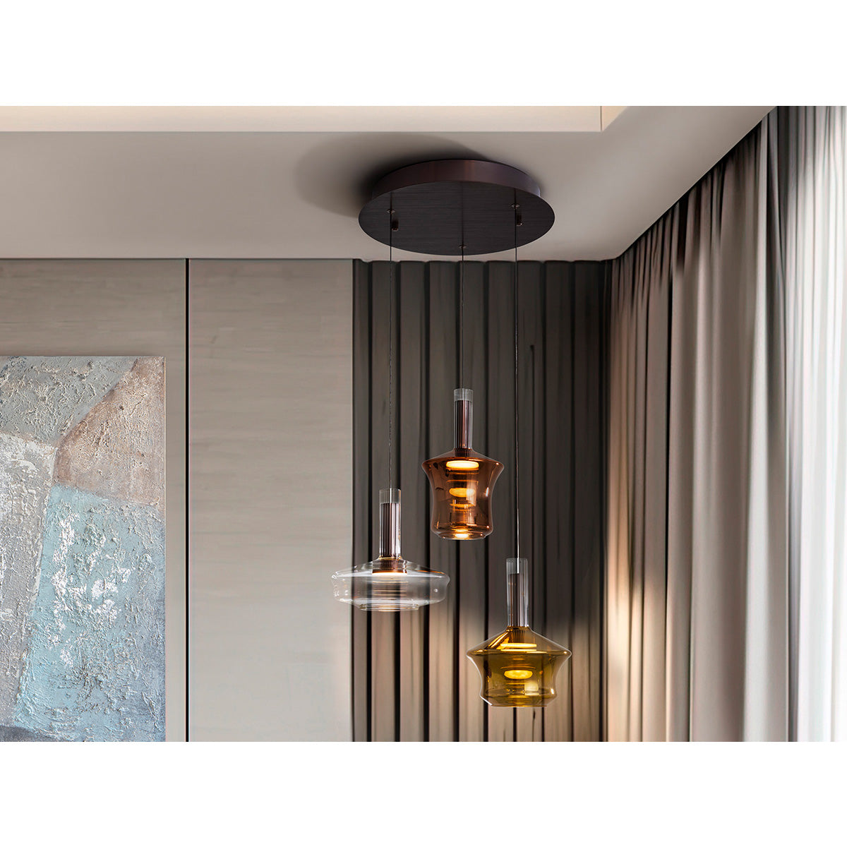 SCARLETT - LAMPĂ 3L CULORI