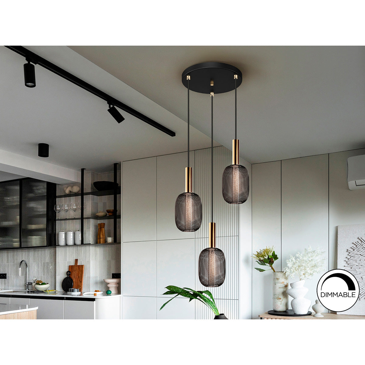 LAMPĂ MICRON 3L., AURIE/NEAGRU