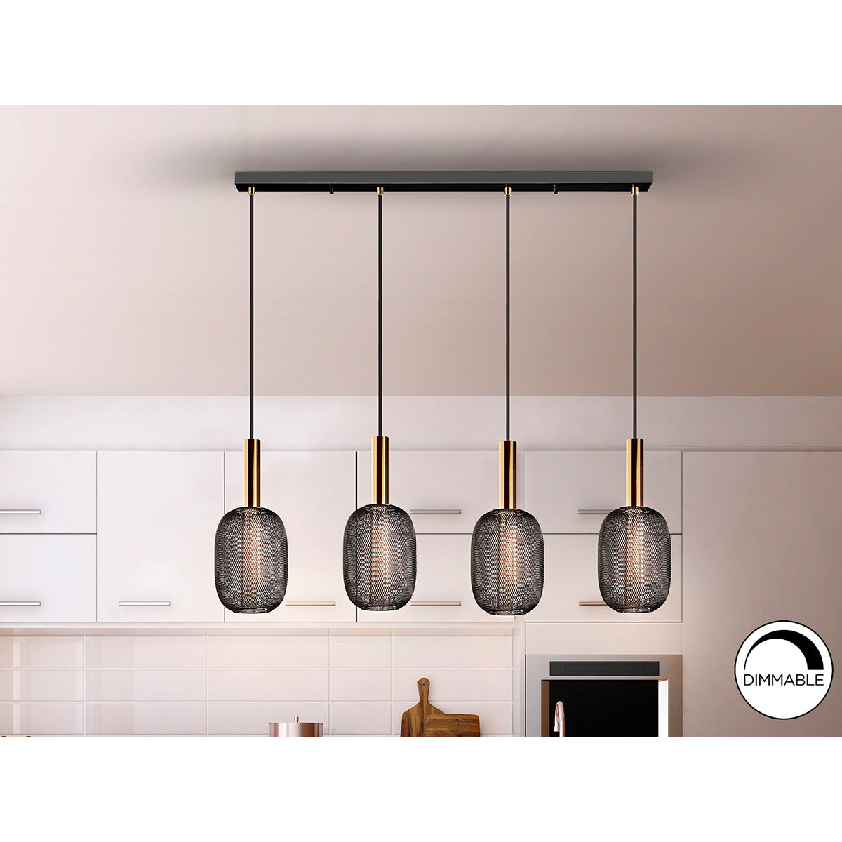 LAMPĂ MICRON 4L., AURIE/NEAGRU