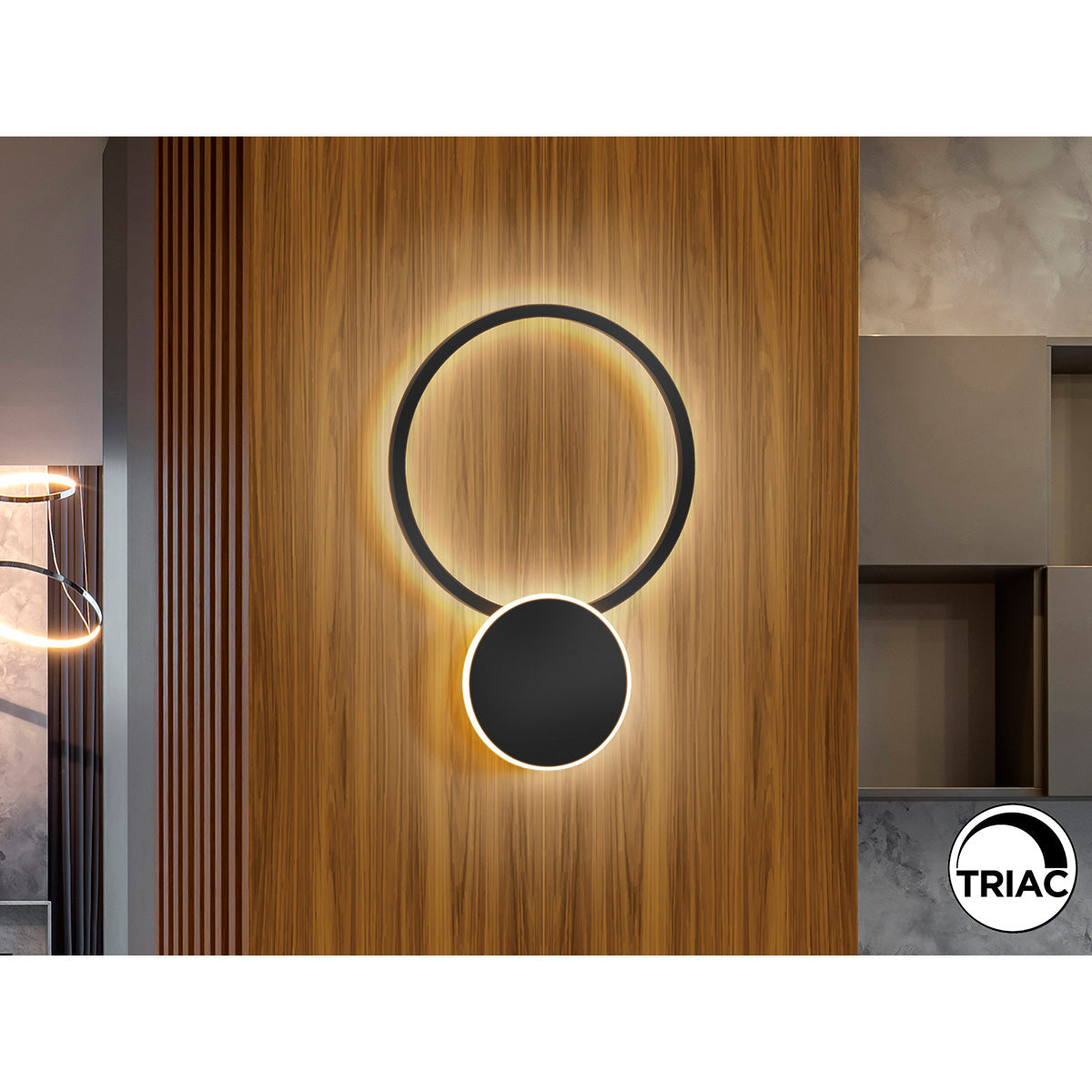 OMNIO - LAMPĂ DE APLICĂ NEAGRĂ