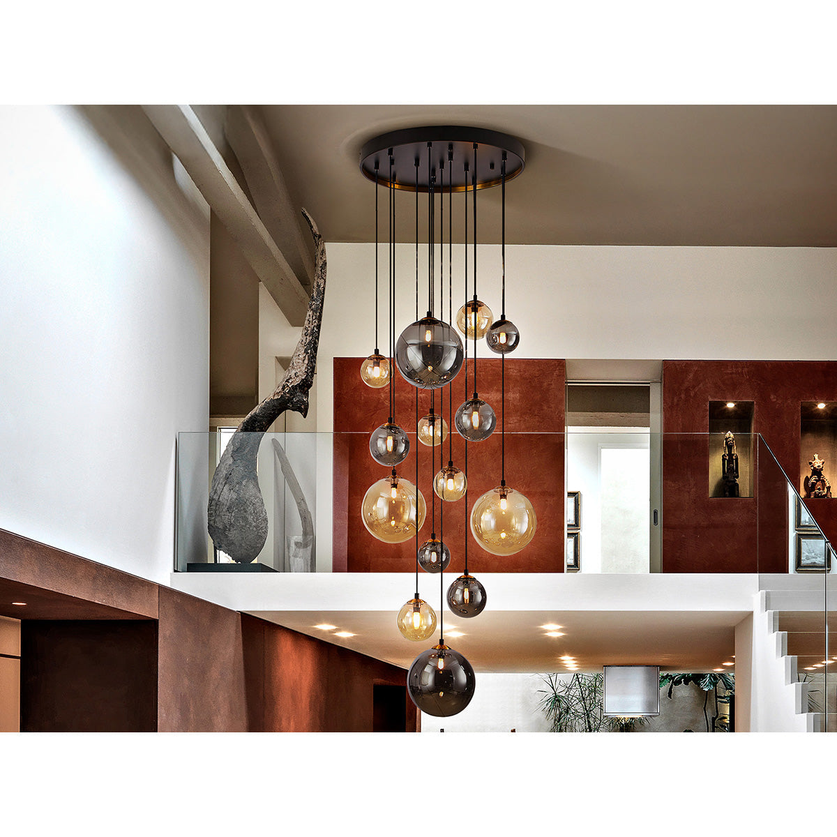 ÎNTUNERIC - LAMPĂ 14L NEGRU-ALAMĂ