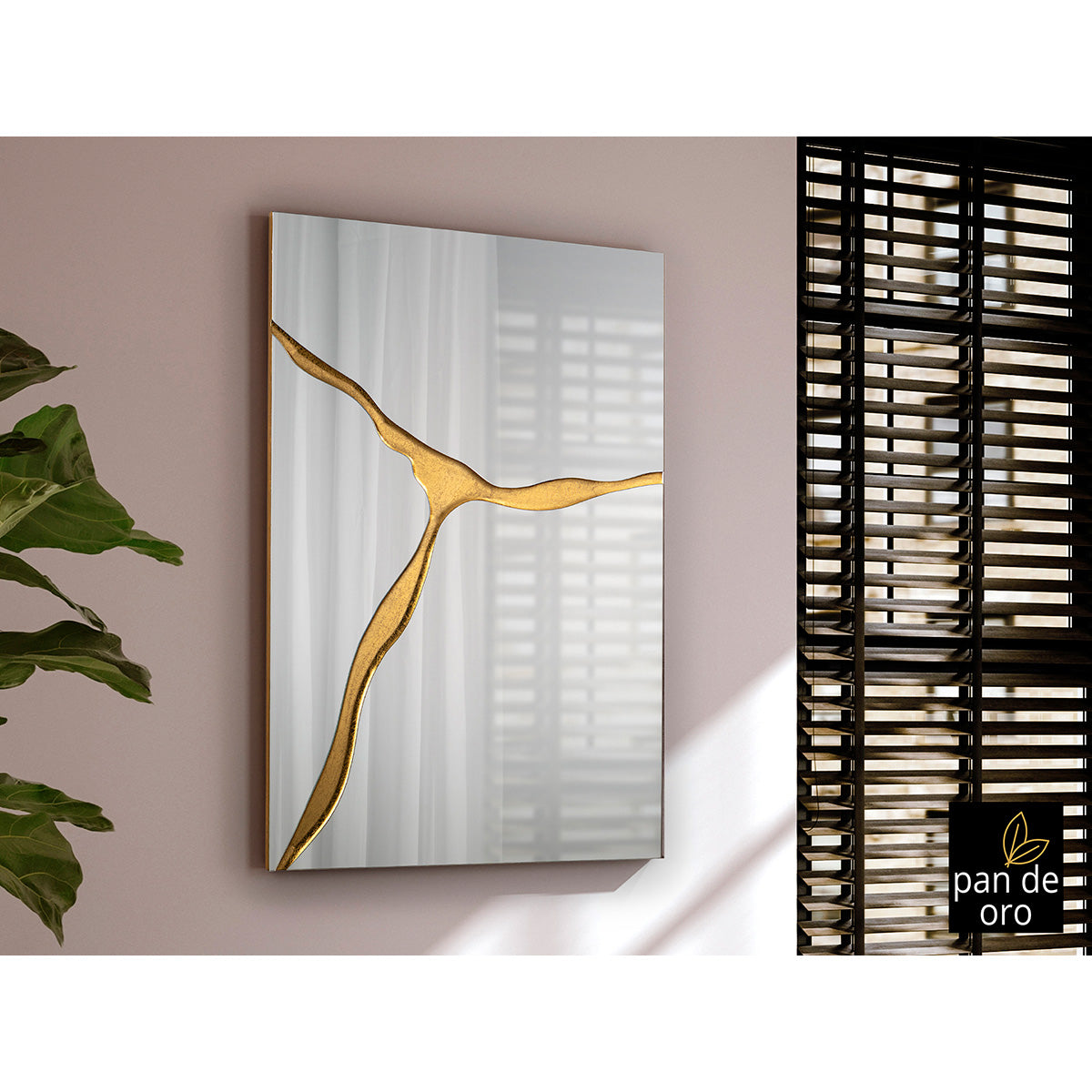 SURCOS II - OGLINDA 80X120, FRUNZE DE AUR