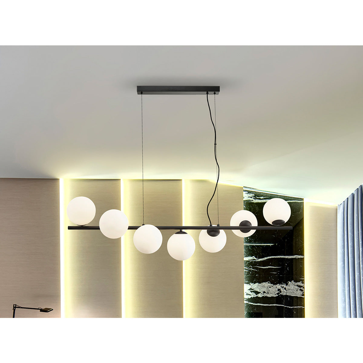 INOA- LAMPĂ 7L NEGRU-OPAL