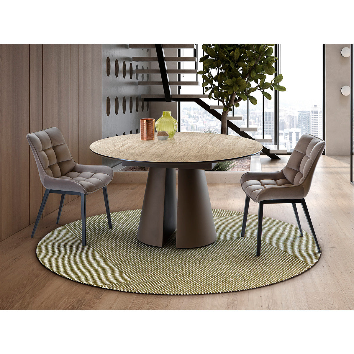 SAMARA - MASĂ DE SUGESTIE - TRAVERTIN/MARO