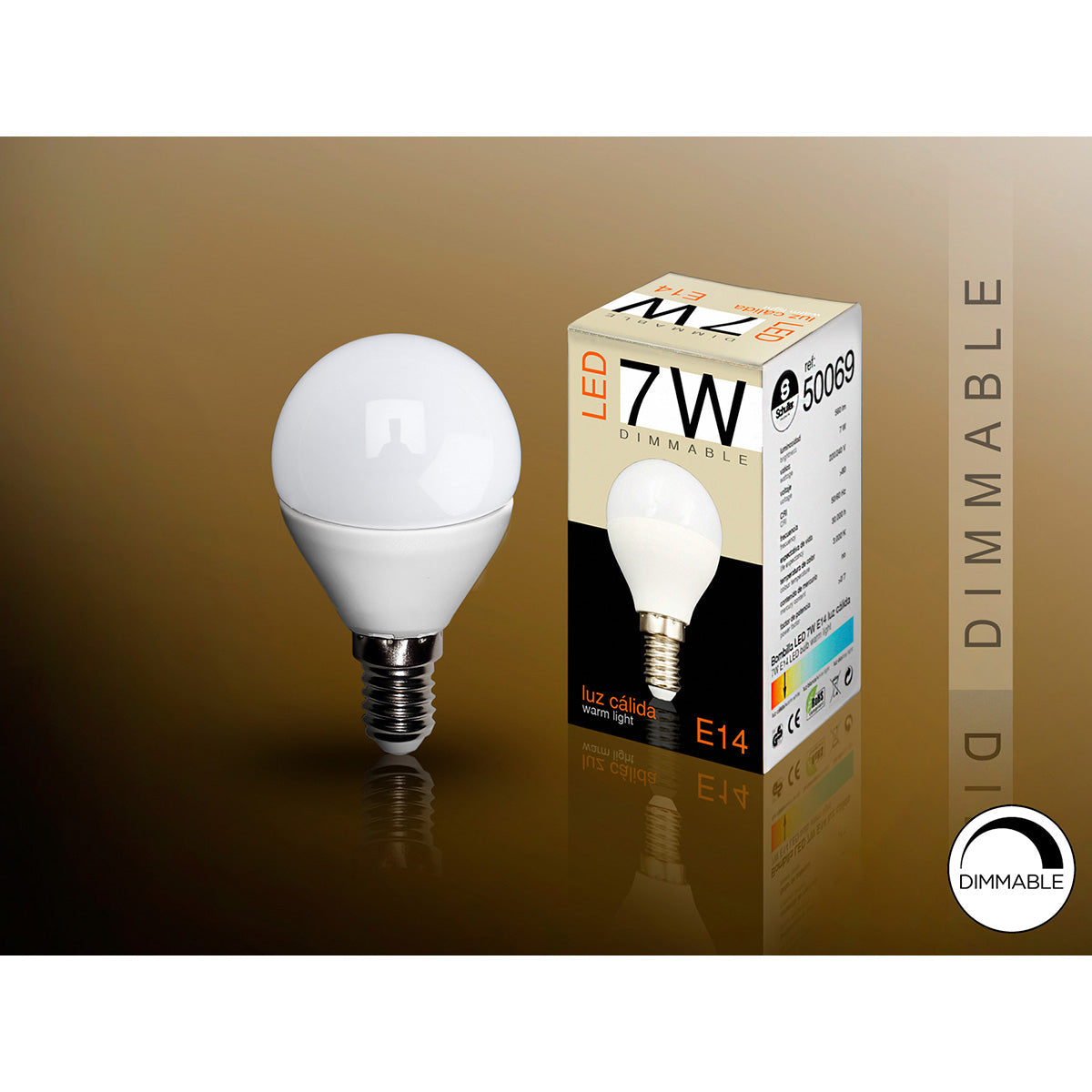 BEC LED DIMABIL 3000K 7W E14