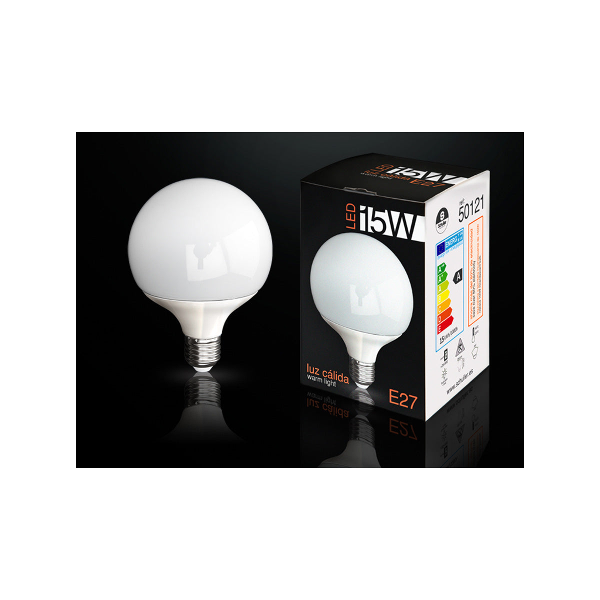 BEC LED GLOB 3000K 15W E27