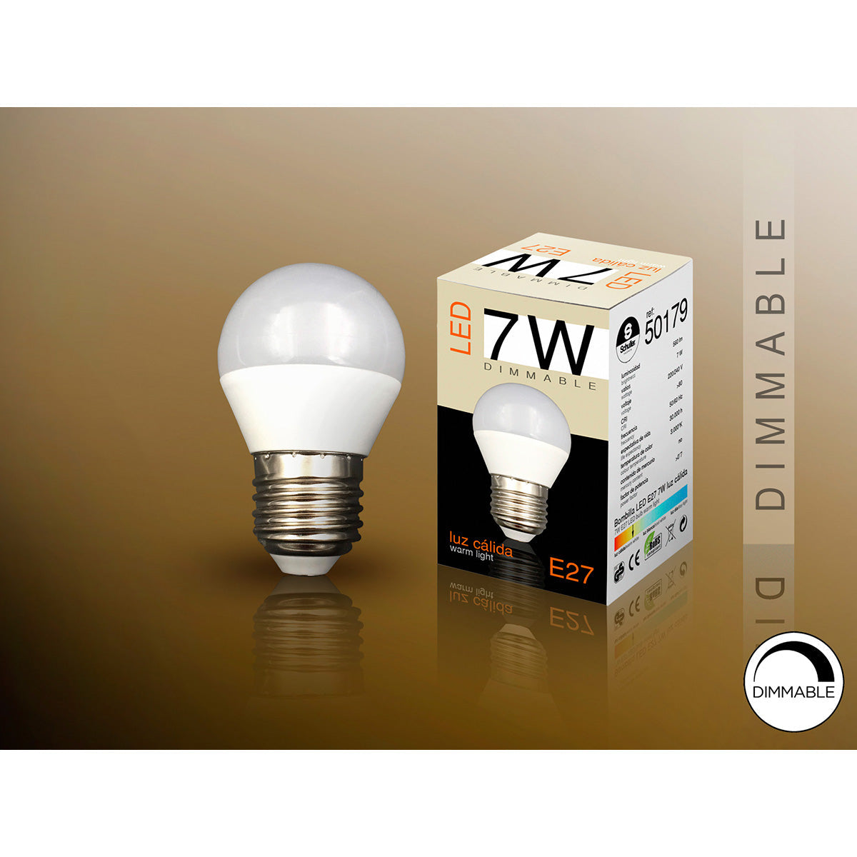 BEC LED DIMABIL 3000K 7W E27