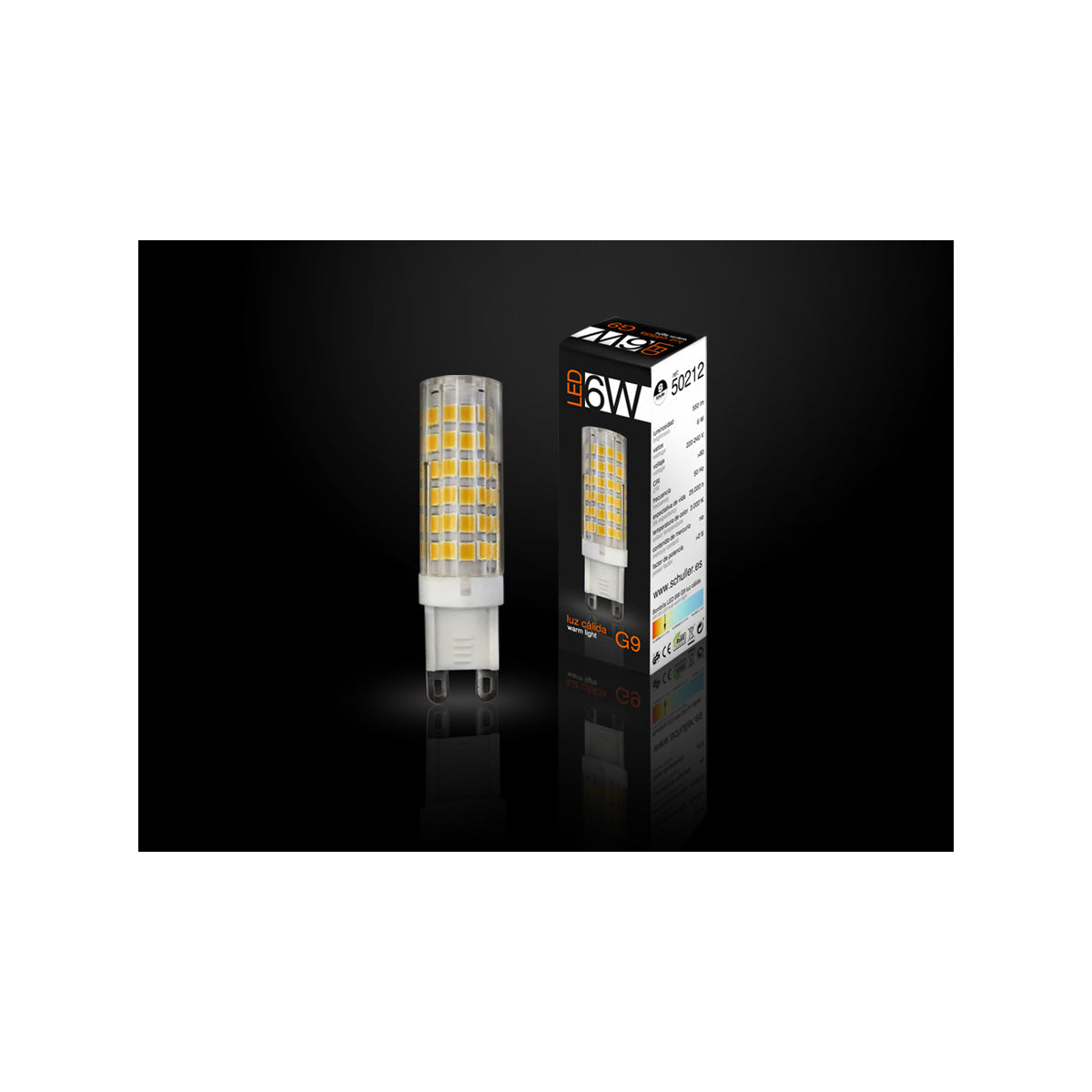 BEC LED G9, 3000K, 6W