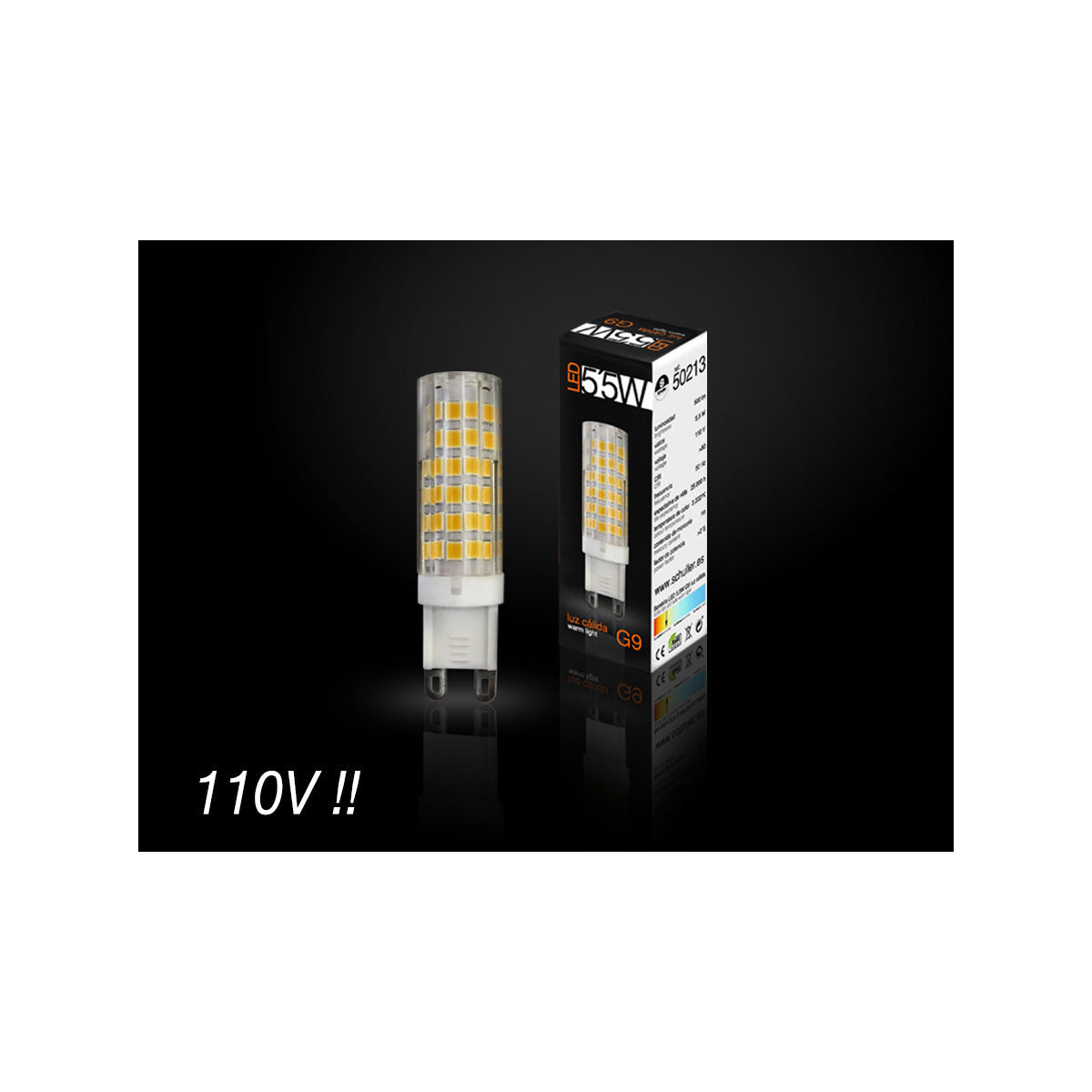 BEC LED G9 3000K 5.5W 110V