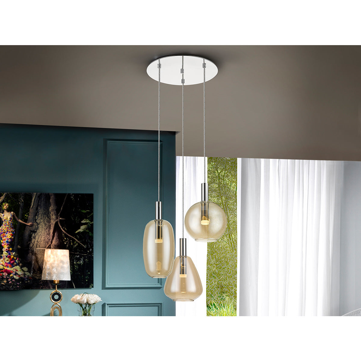 i3-NARA- LAMPĂ 3L CROM D45