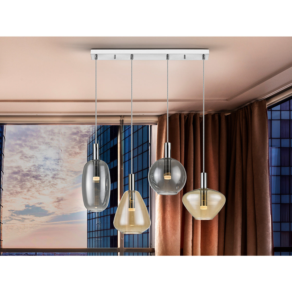 I3-NARA- LAMPĂ 4L CROM