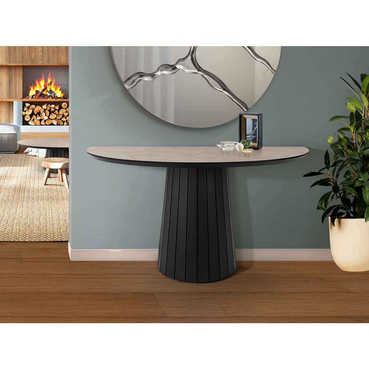 KORIA - CONSOLĂ - PIATRĂ/NEGRU