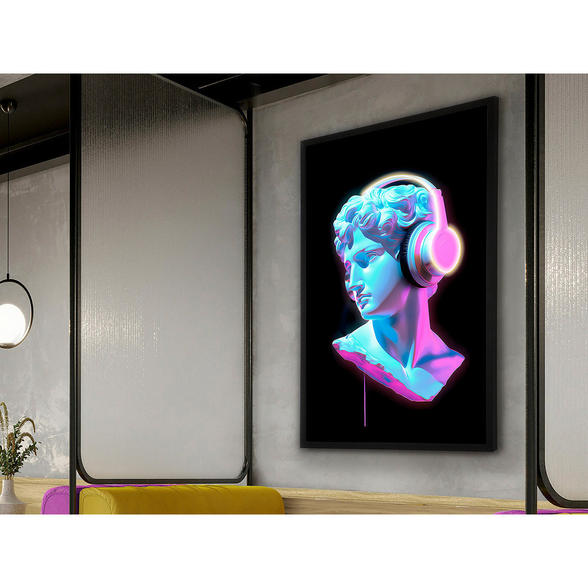 BUSTO COLOR - RAMĂ LUMINĂ LED 80x120