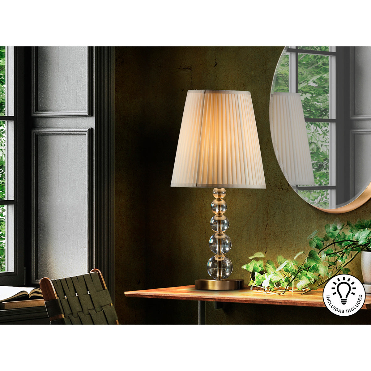 LAMPĂ DE MASĂ MARE MERCURY, ȘAMPANIE, 1