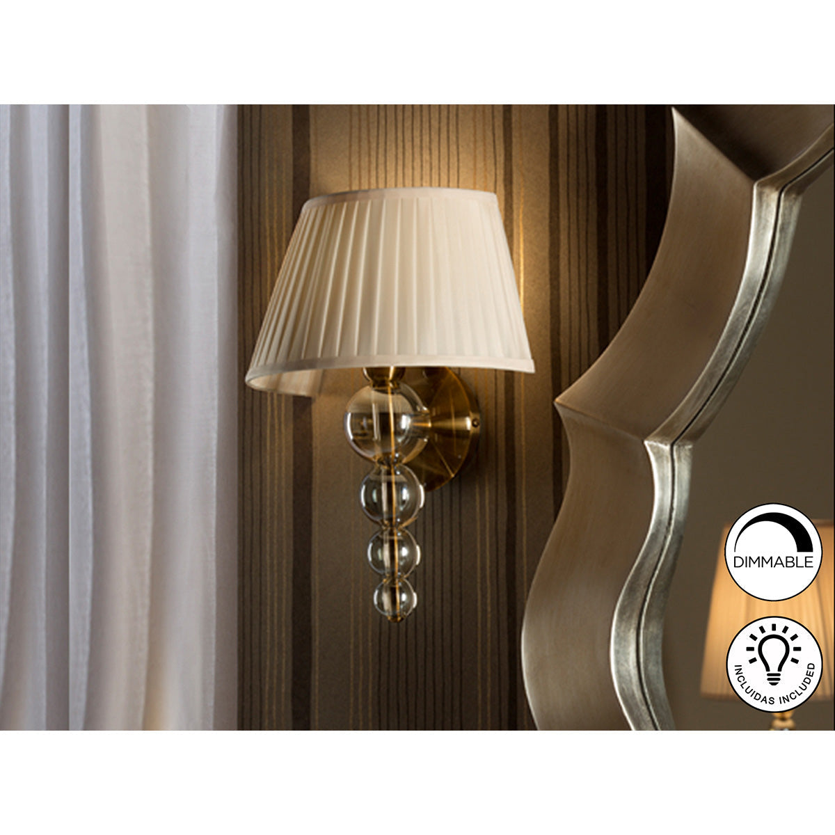 LAMPĂ DE APLICĂ MERCURY CHAMPAGNE