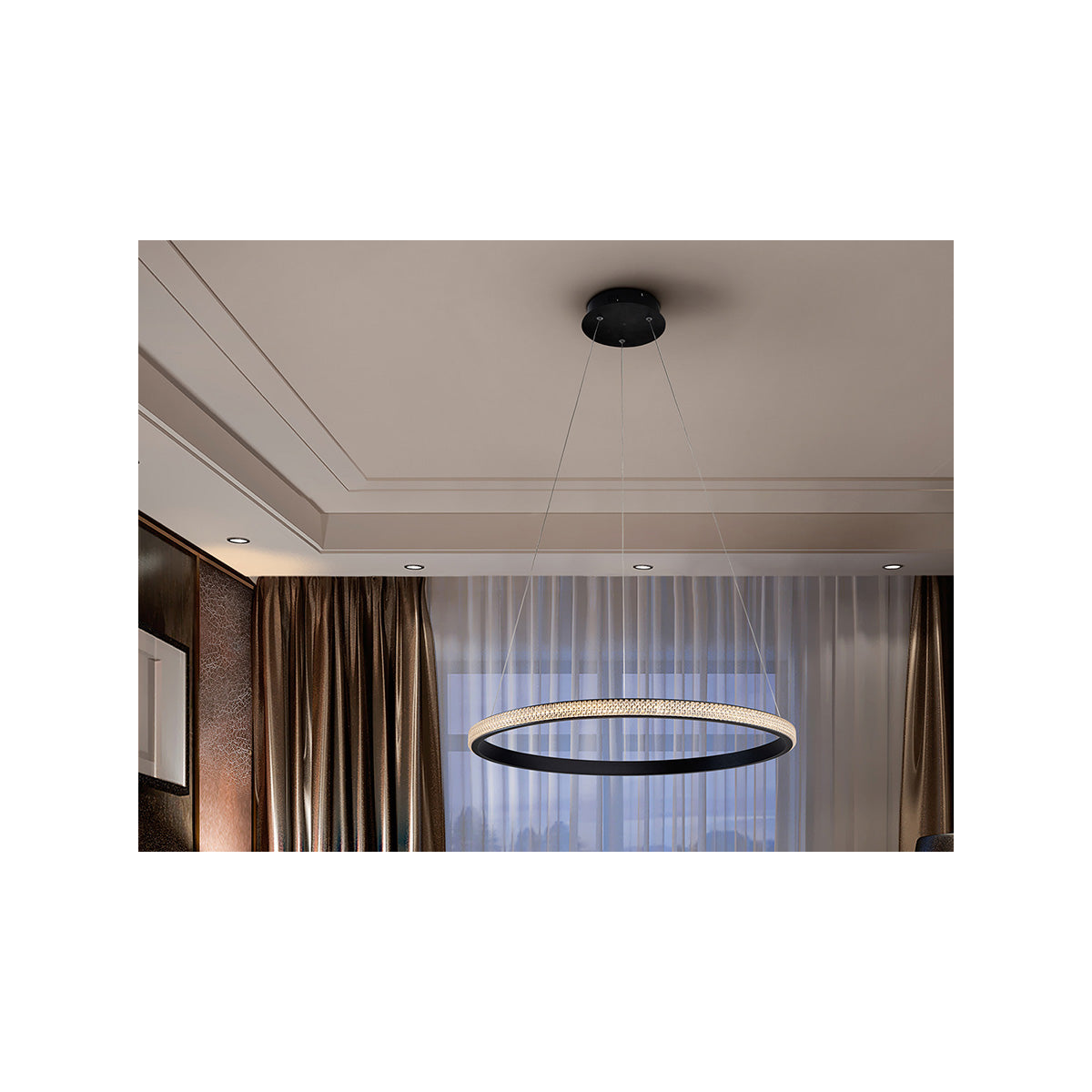 LAMPĂ INELARĂ, 1 INEL NEGRU