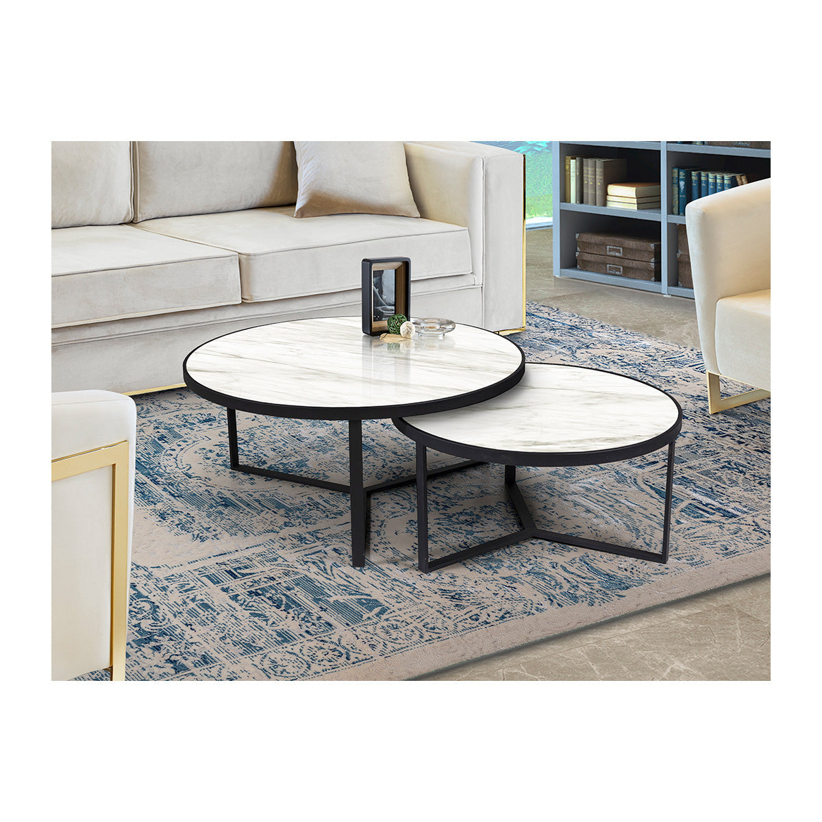 NAIRA - SET DE MESE - BLAT DIN MARMURĂ ALBĂ