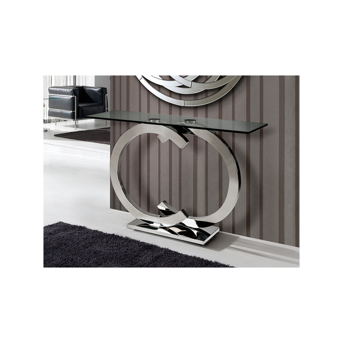 MĂSUȚĂ CONSOLĂ CASANDRA, OȚEL