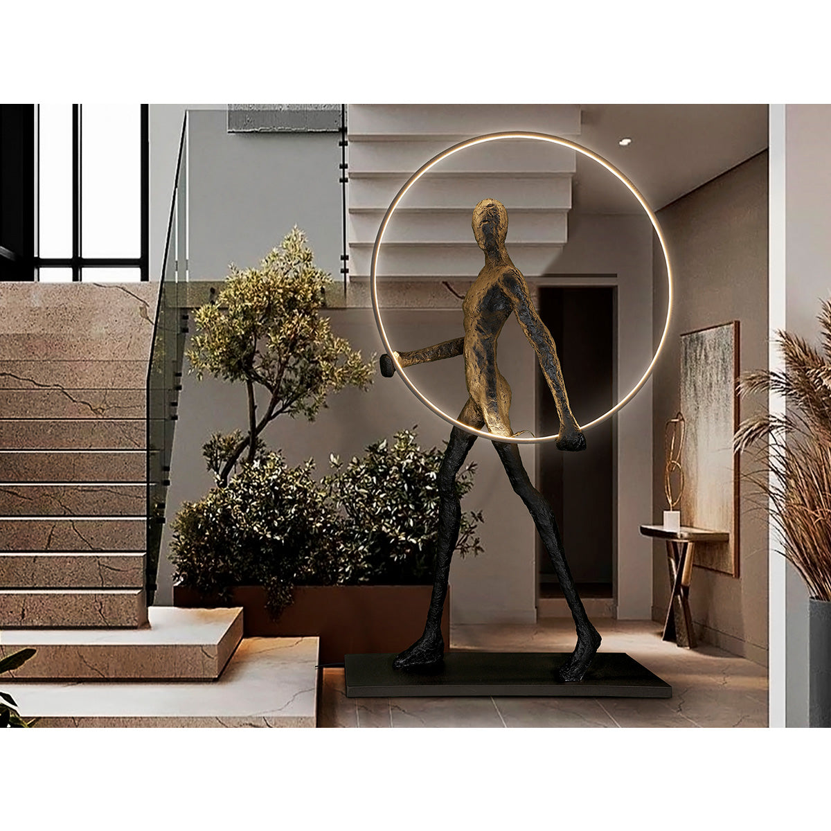 CAMINANTE - FIGURA MARE 1L NEGRU