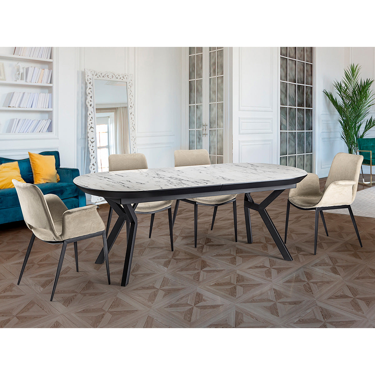 ANTEA - MASĂ DE SUGESTIE - BLAT DIN MARMURĂ ALBĂ