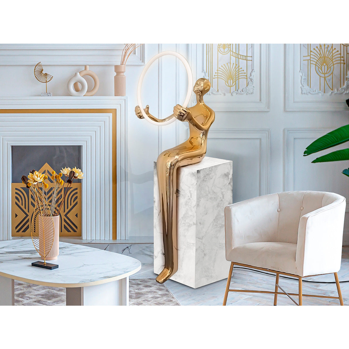 EL ARO - FIGURA 1L PIEDESTAL - AUR