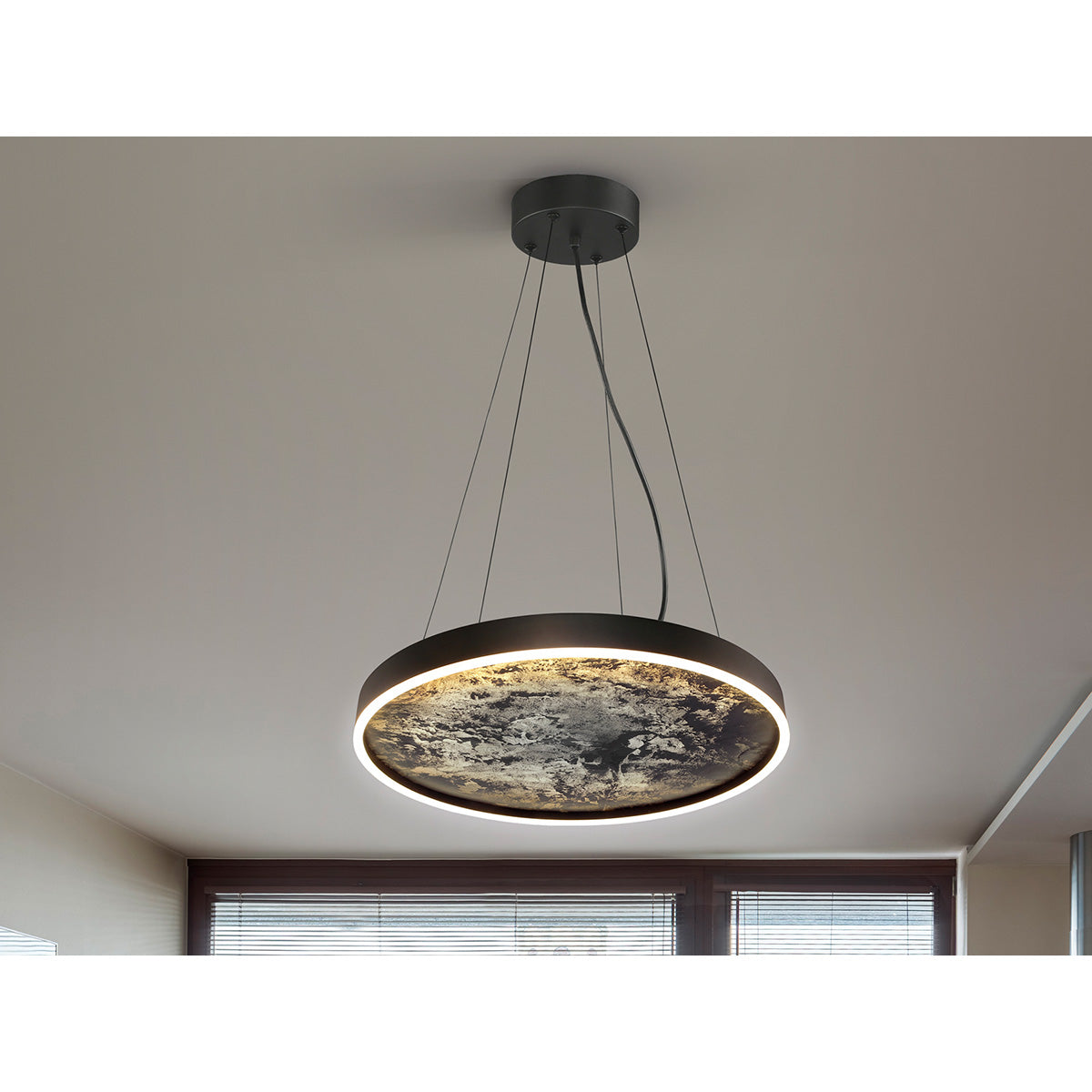LAMPĂ STONE LED CCT - NEGRU 60D