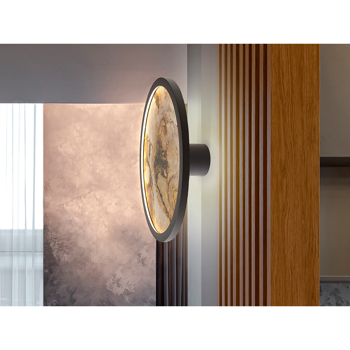 APLICAȚIE STONE LED CCT-NEGRU D30