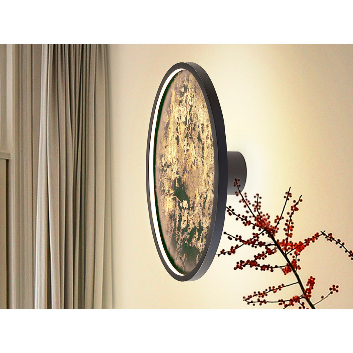 APLICAȚIE STONE LED CCT - NEGRU D60