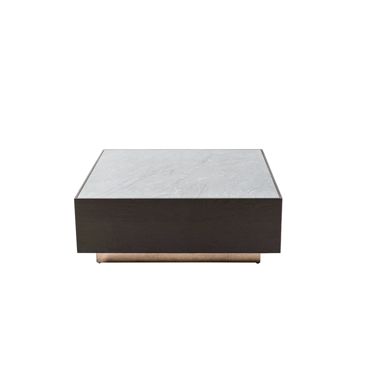 Masuta Cafea si Laterala Vega – Stejar sau Sticla cu Accente Aurii