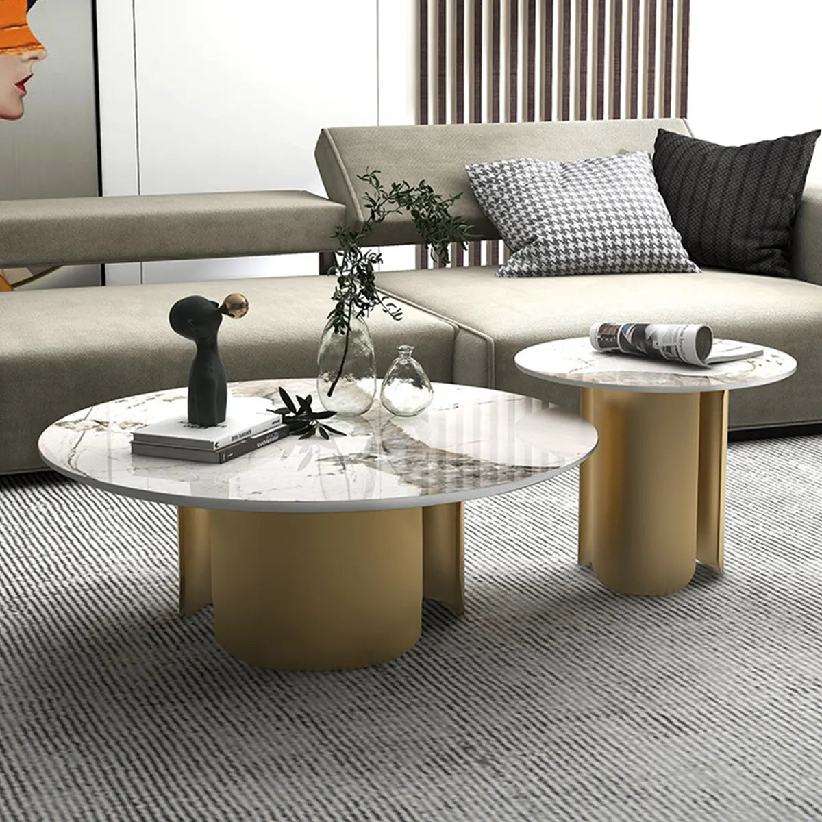 Set di tavolini da caffè Tirsa: design moderno ed eleganza