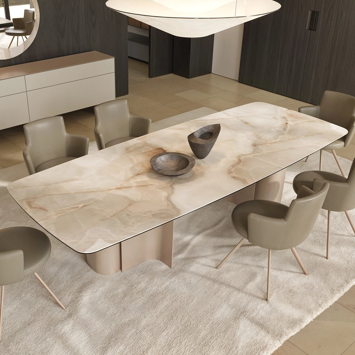 Masa Dining Pandora – Blat Ceramic 12 mm