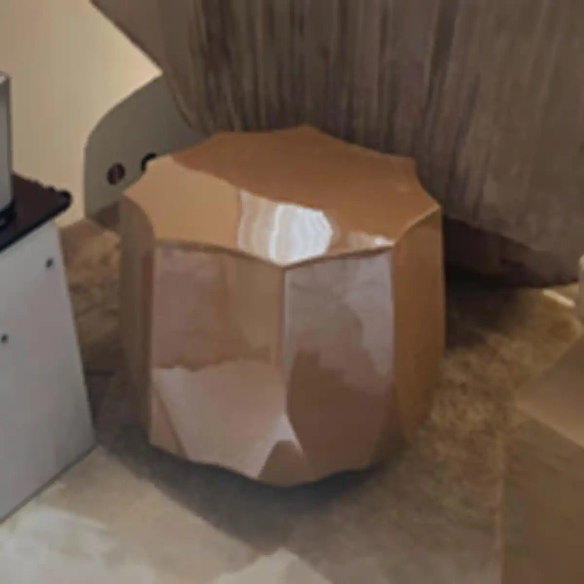 Masă Laterală Gold, Masă Auxiliară Elegantă Pentru Living