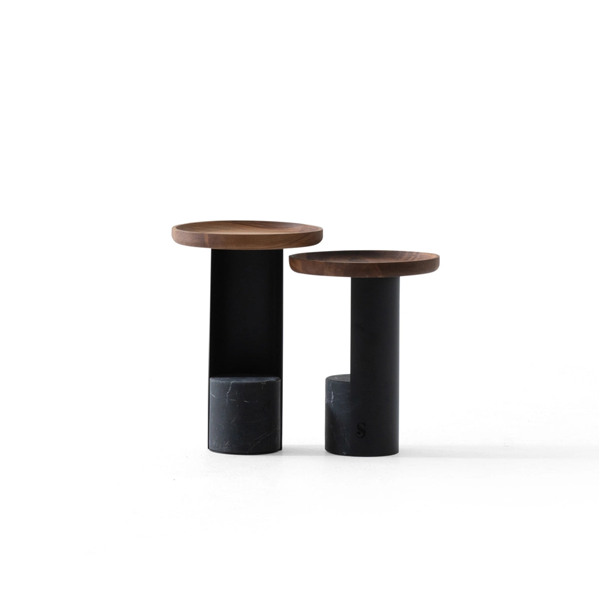 Masuta Laterala Ritz – Nuc si Marmura Naturala