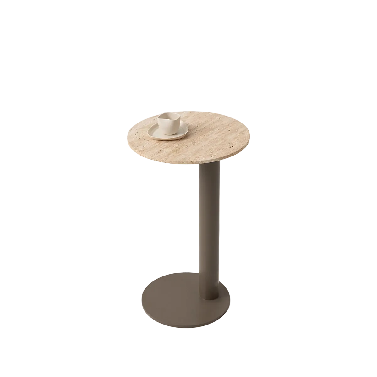 Masuta Laterala Westone – Marmura Travertin si Greige