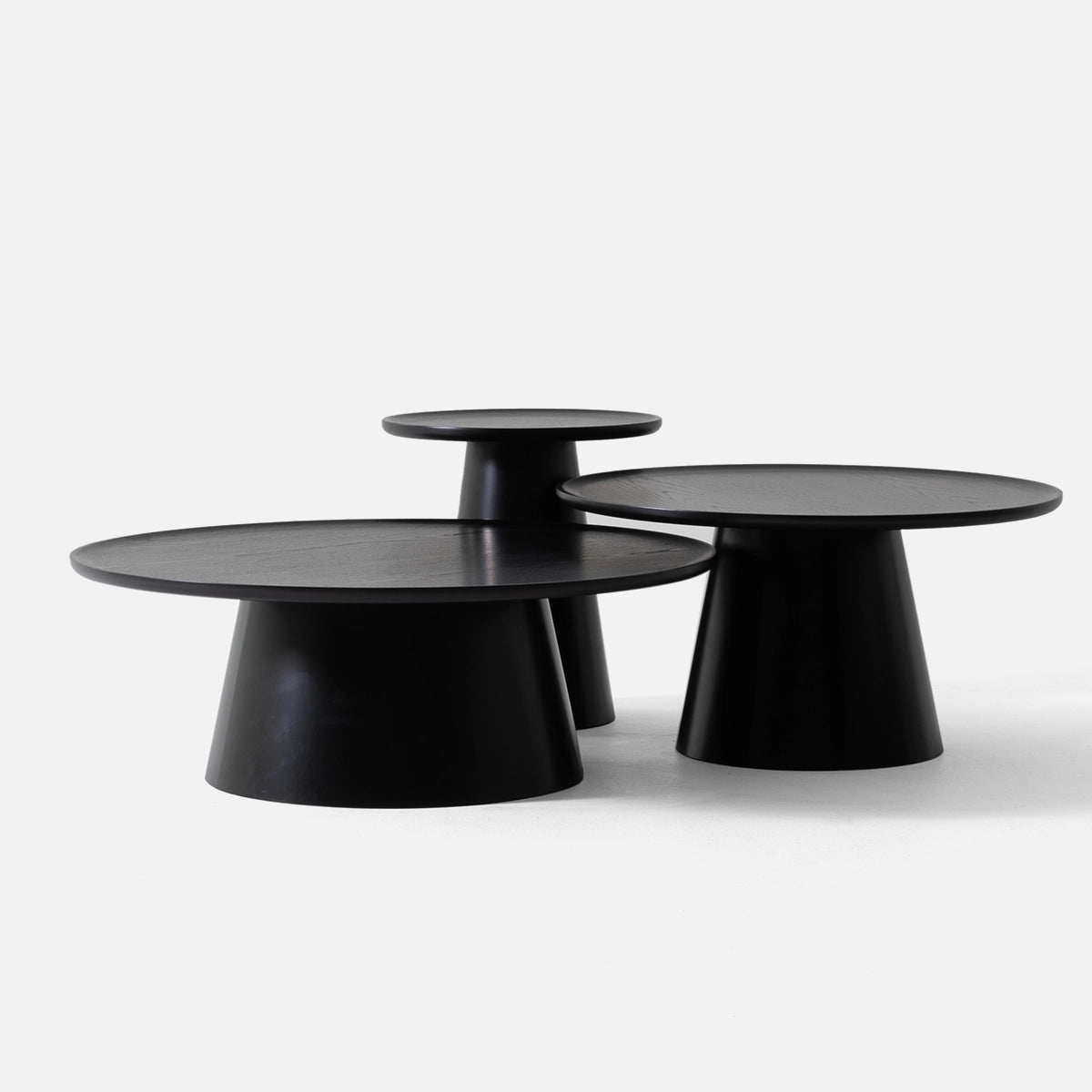 Masuta Cafea si Laterale Yoda – Stejar Negru si Metal